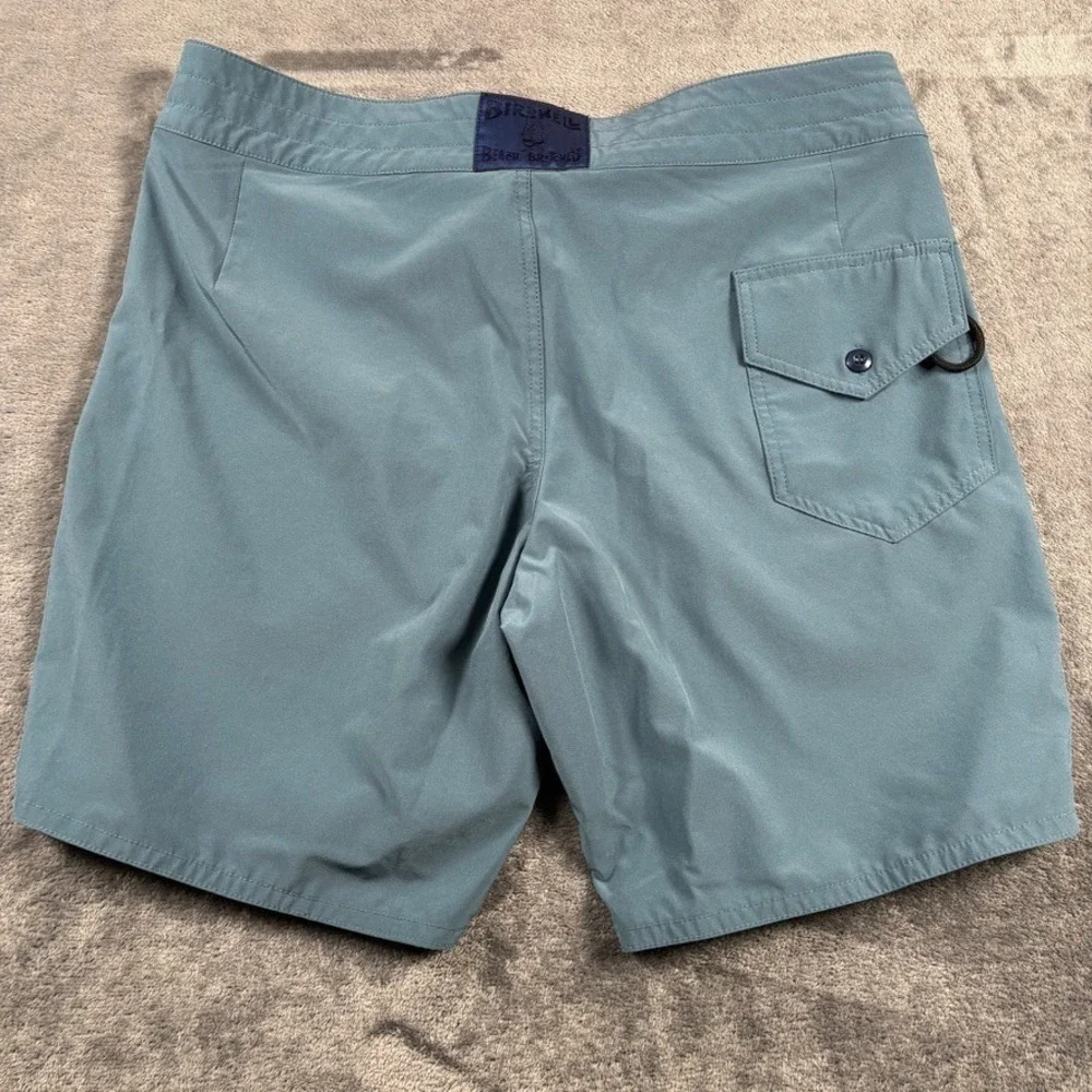 Birdwell Beach Britches Shorts Mens 36 Blue Back Pocket Surf Board Swim Trunks
